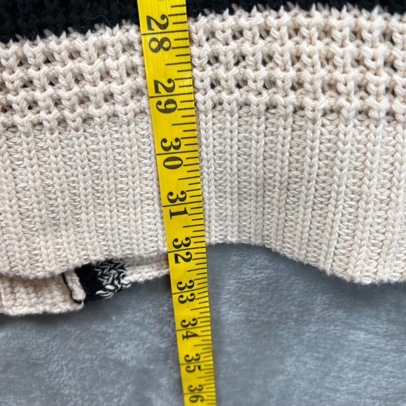 Hem‎ & Thread Sweater Striped Cardigan Open Front Knit Boho Women's Large Comfy - Picture 7 of 11